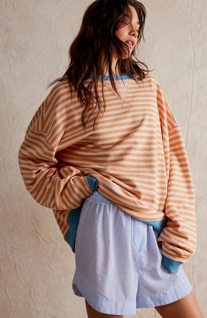 LINDA - STRIPED OVERSIZED SWEATER