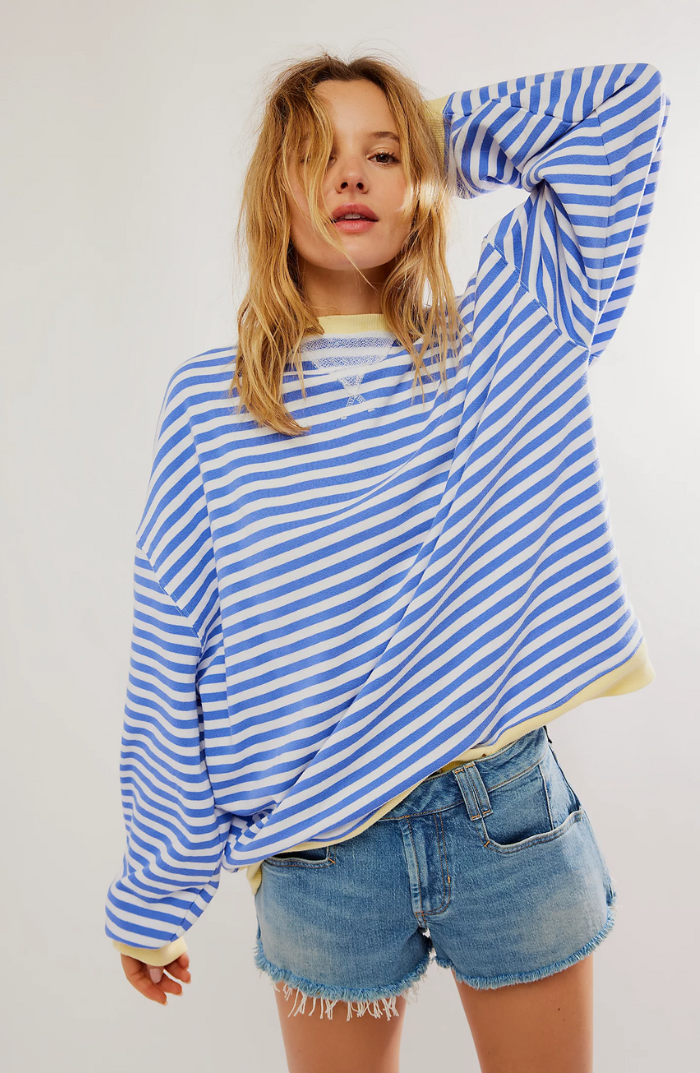 LINDA - STRIPED OVERSIZED SWEATER