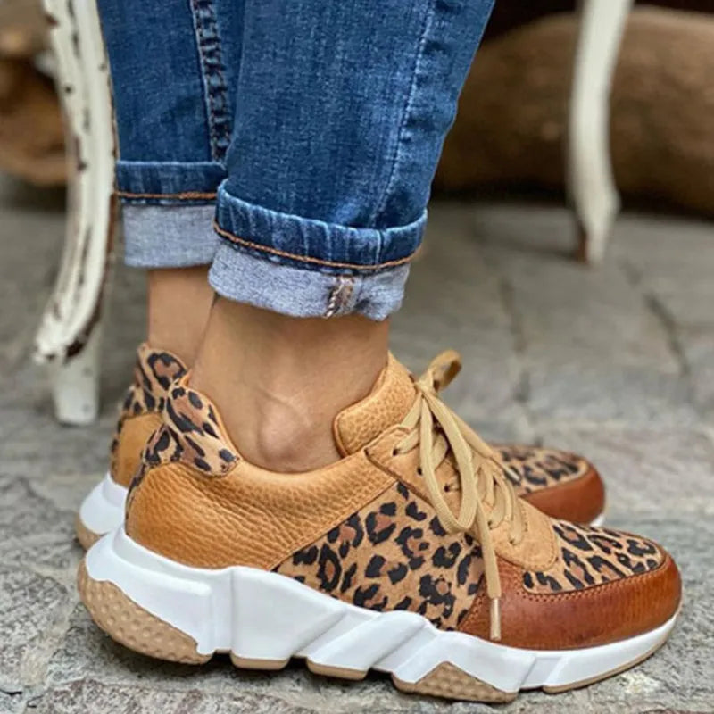 SYL- COMFORTABLE LEOPARD SNEAKERS