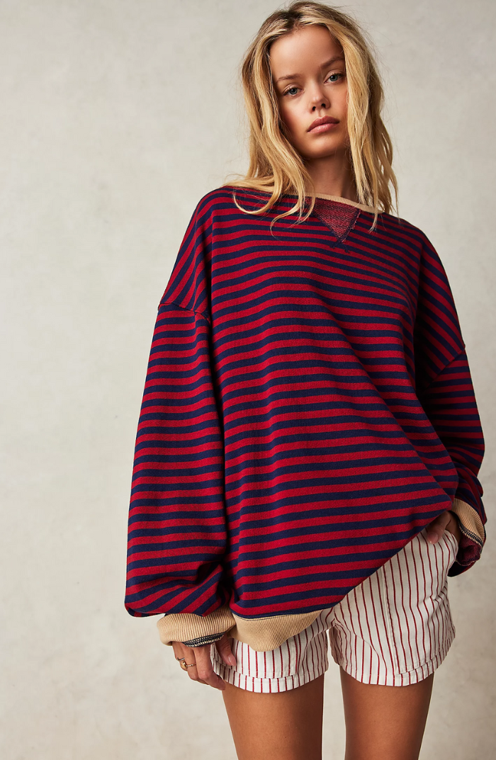 LINDA - STRIPED OVERSIZED SWEATER