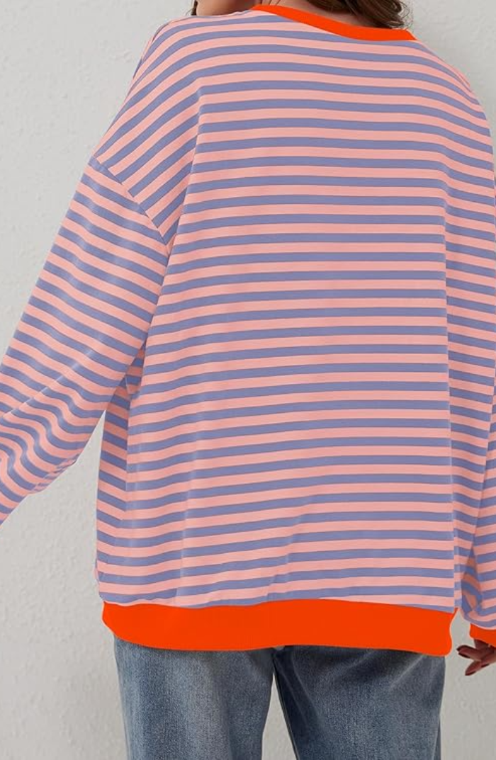 LINDA - STRIPED OVERSIZED SWEATER