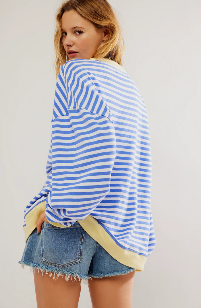 LINDA - STRIPED OVERSIZED SWEATER