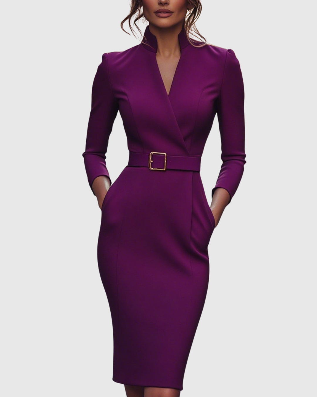 MELARCA - ELEGANT MIDI DRESS