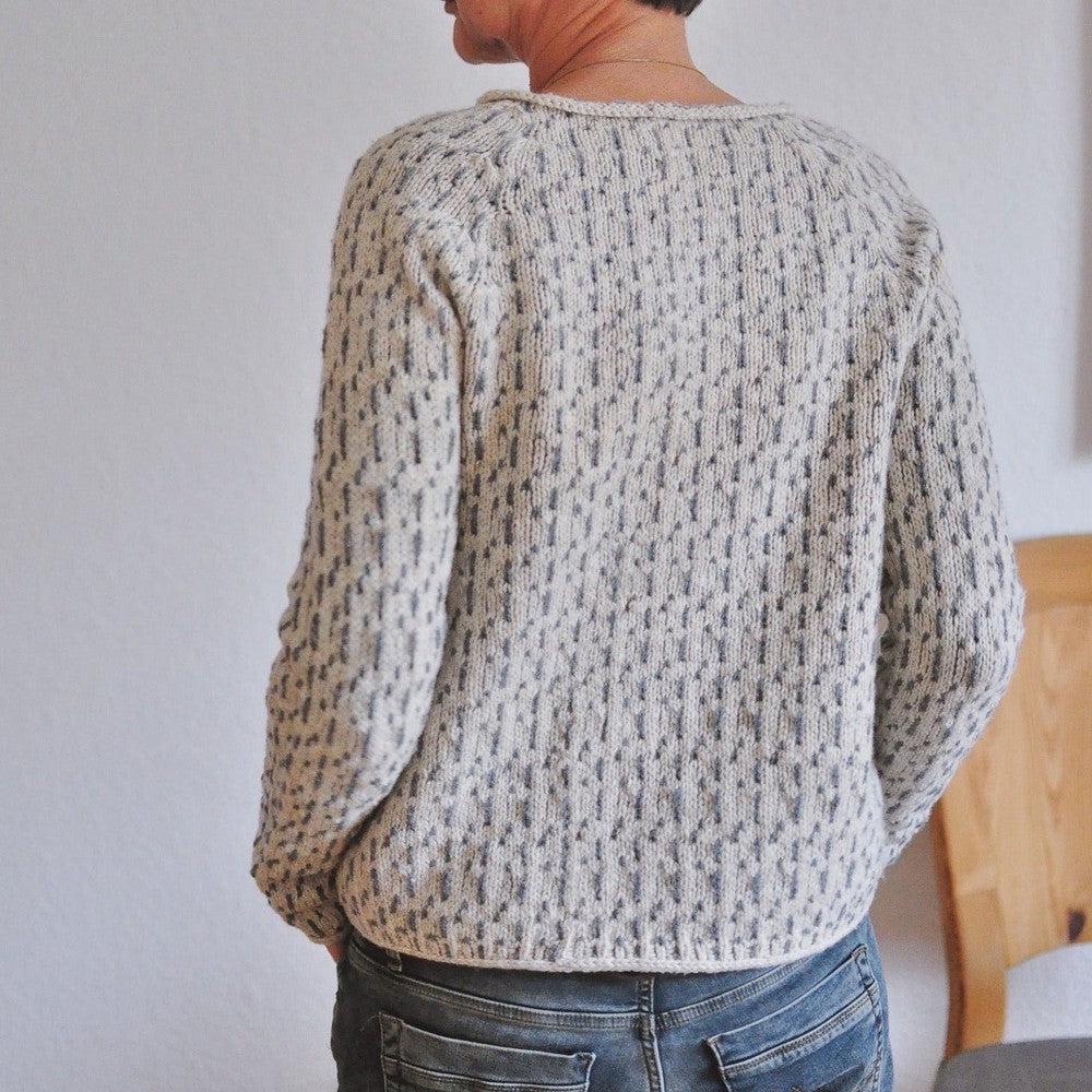 ANALEIA – GREY BOATNECK SWEATER