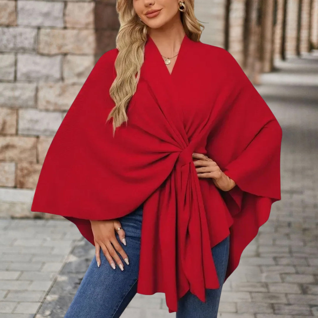 SHAYI - PONCHO SWEATER