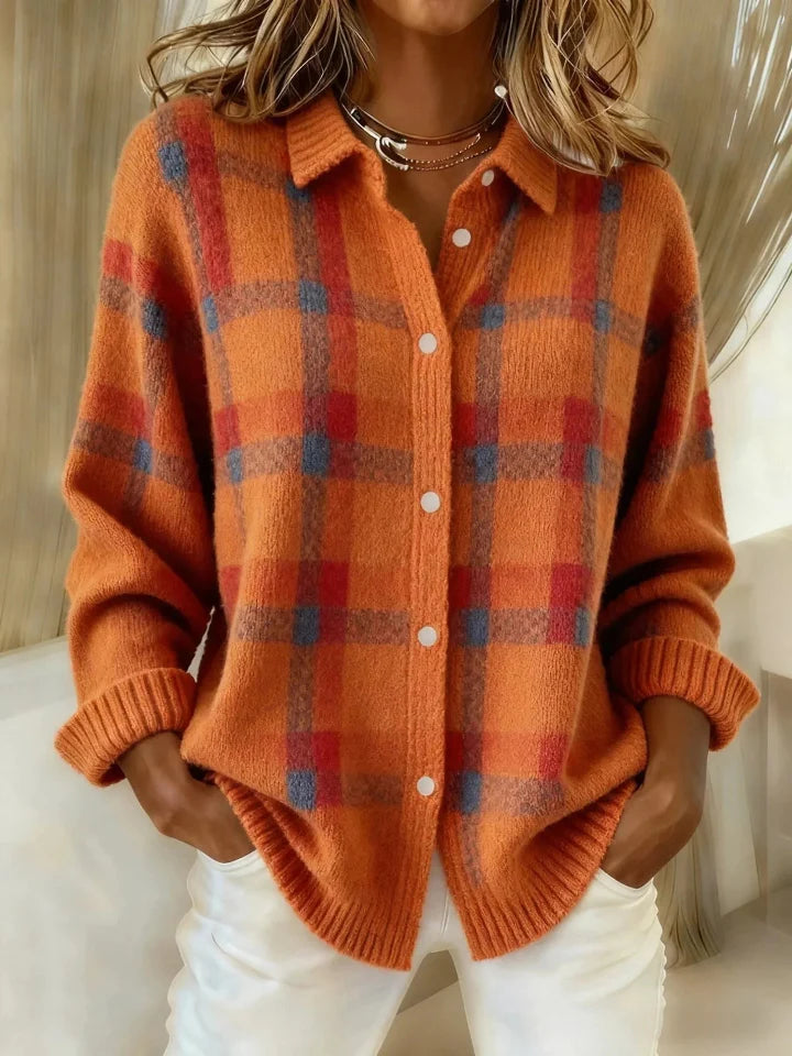 EVELYN - CLASSIC CHECK SWEATER