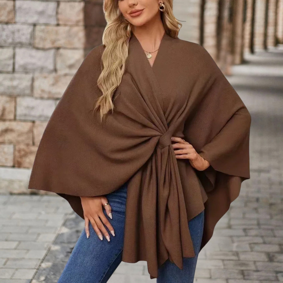 SHAYI - PONCHO SWEATER
