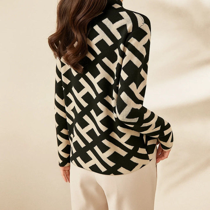 HOLLY-  MODERN GRAPHIC SWEATER