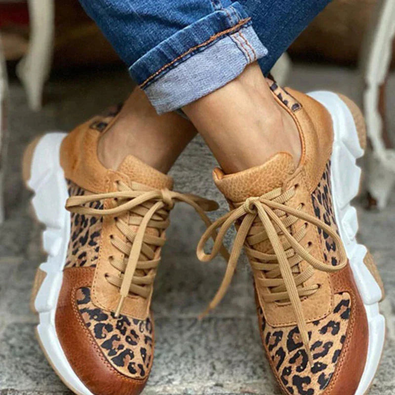 SYL- COMFORTABLE LEOPARD SNEAKERS