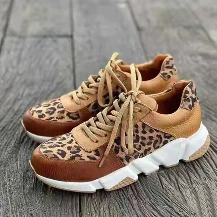 SYL- COMFORTABLE LEOPARD SNEAKERS