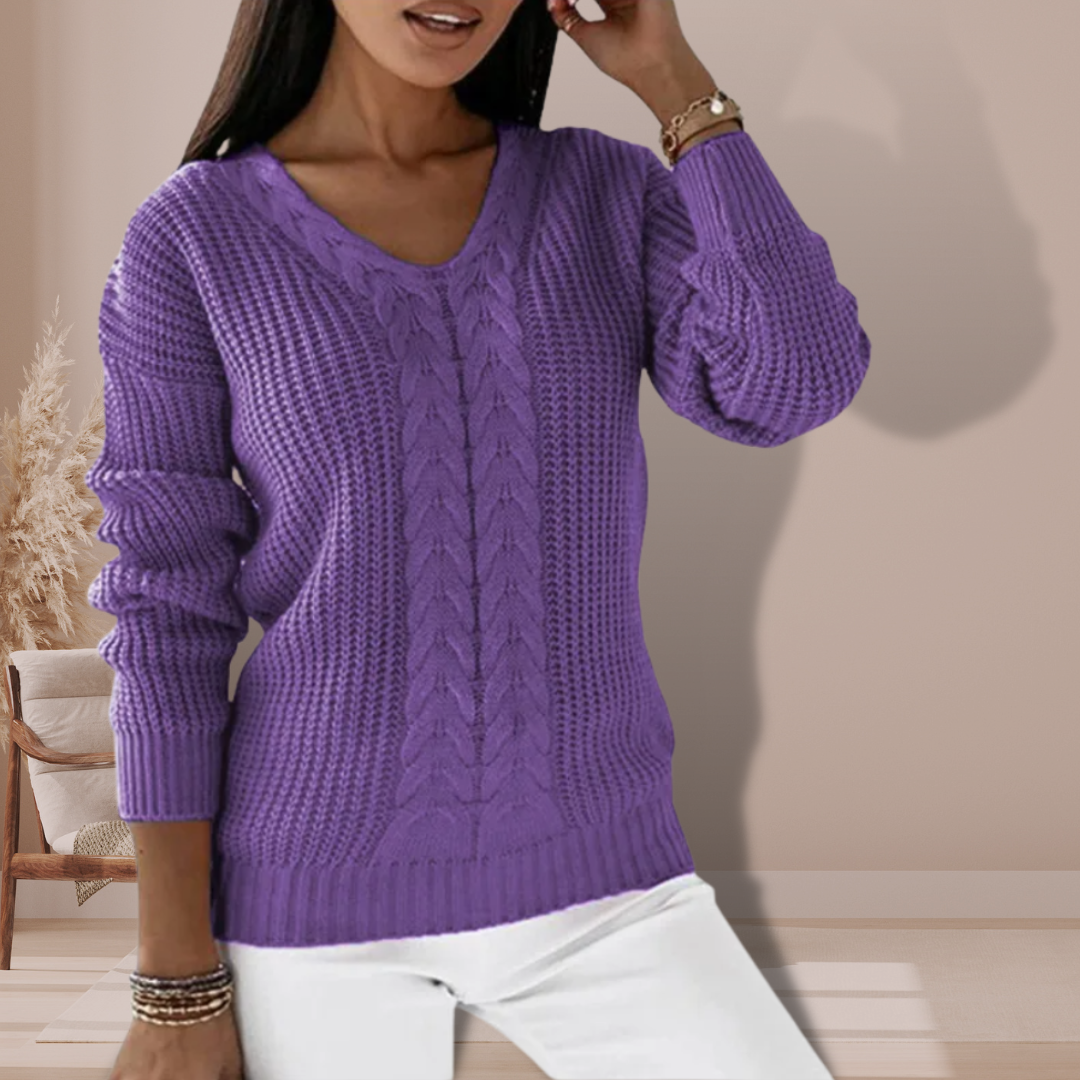 CATHY - CLASSIC KNITTED SWEATER