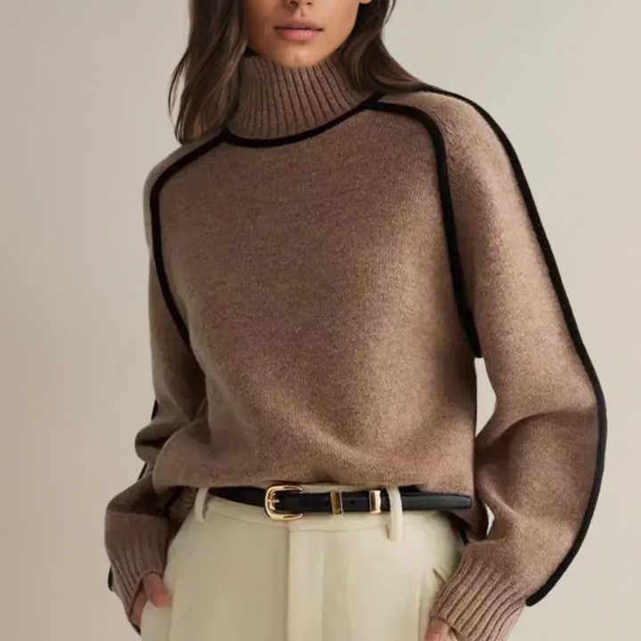 DONNA - KNITTED TURTLE NECK SWEATER