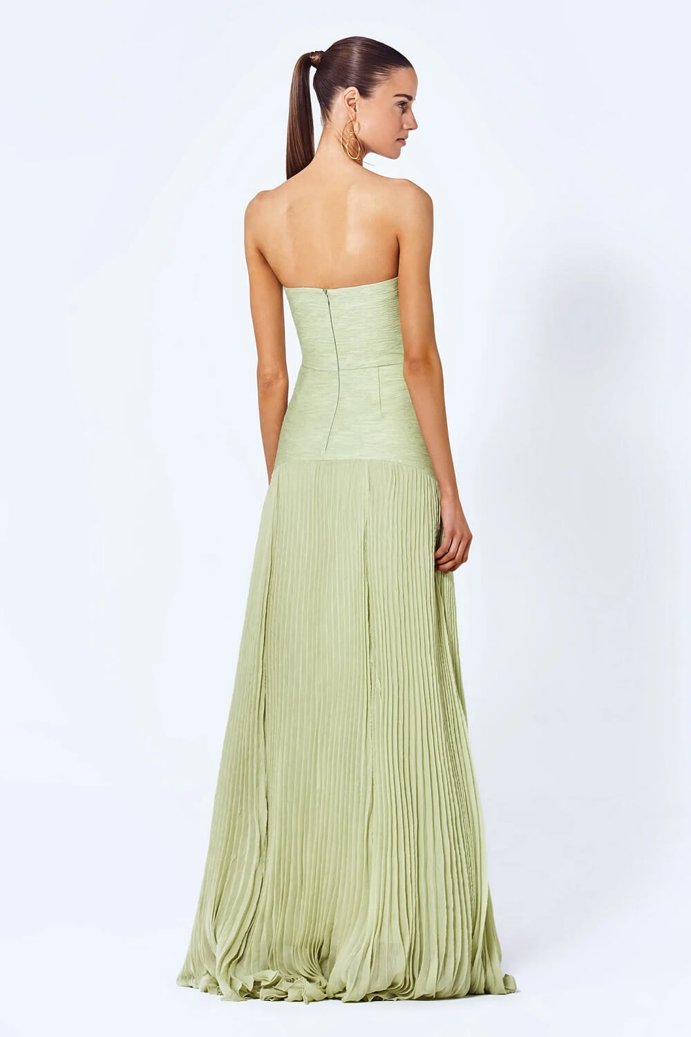 LETHEREN - EVERGREEN ELEGANCE MAXI DRESS