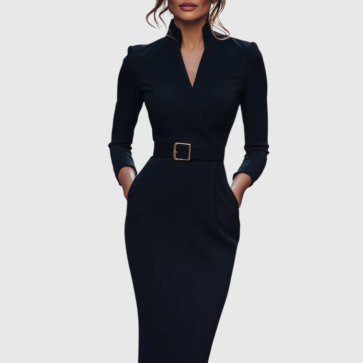 MELARCA - ELEGANT MIDI DRESS