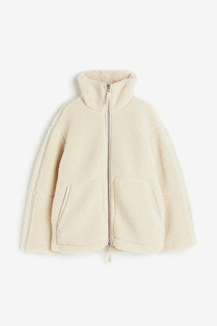 Elsa – Cozy Sherpa Jacket with Zipper